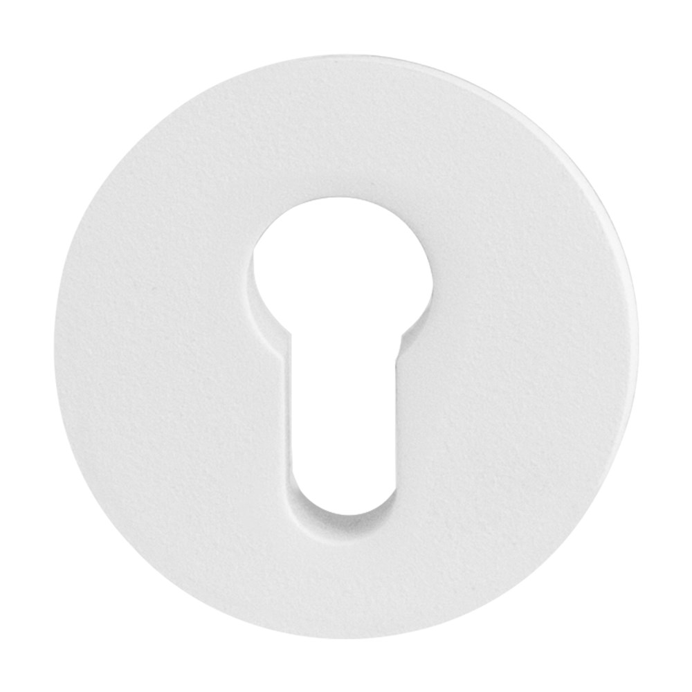 Wit, Wit, RVS, PC, Ja, RAL 9016, stuk, Modern & zelfbewust, Nee, Veiligheidsbuitenrozet inclusief bevestiging voor deurdikte 40mm en 56mm GPF881862199.png