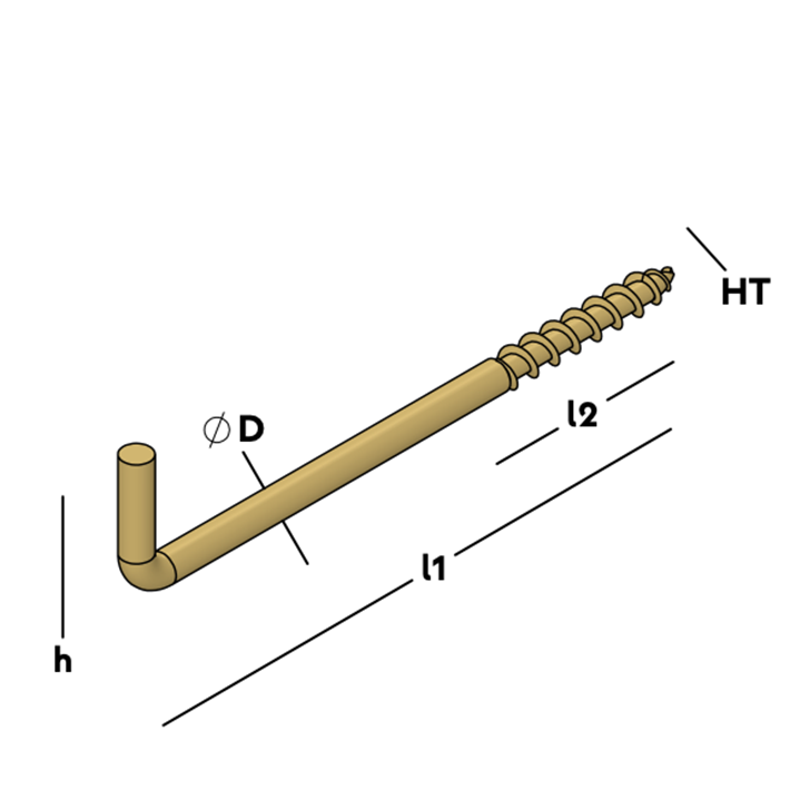 Afbeelding tekening GB schroefduim houtdraad ms