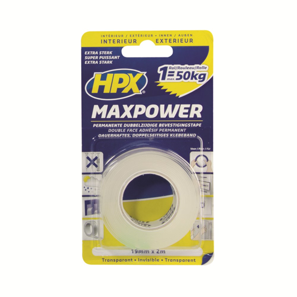 HPX Max Power Transparent Bevestigingstape (2)