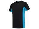 TRICORP T-shirt zwart/turquoise borstzak 7XL 102002 102002blackturquoiseside.png