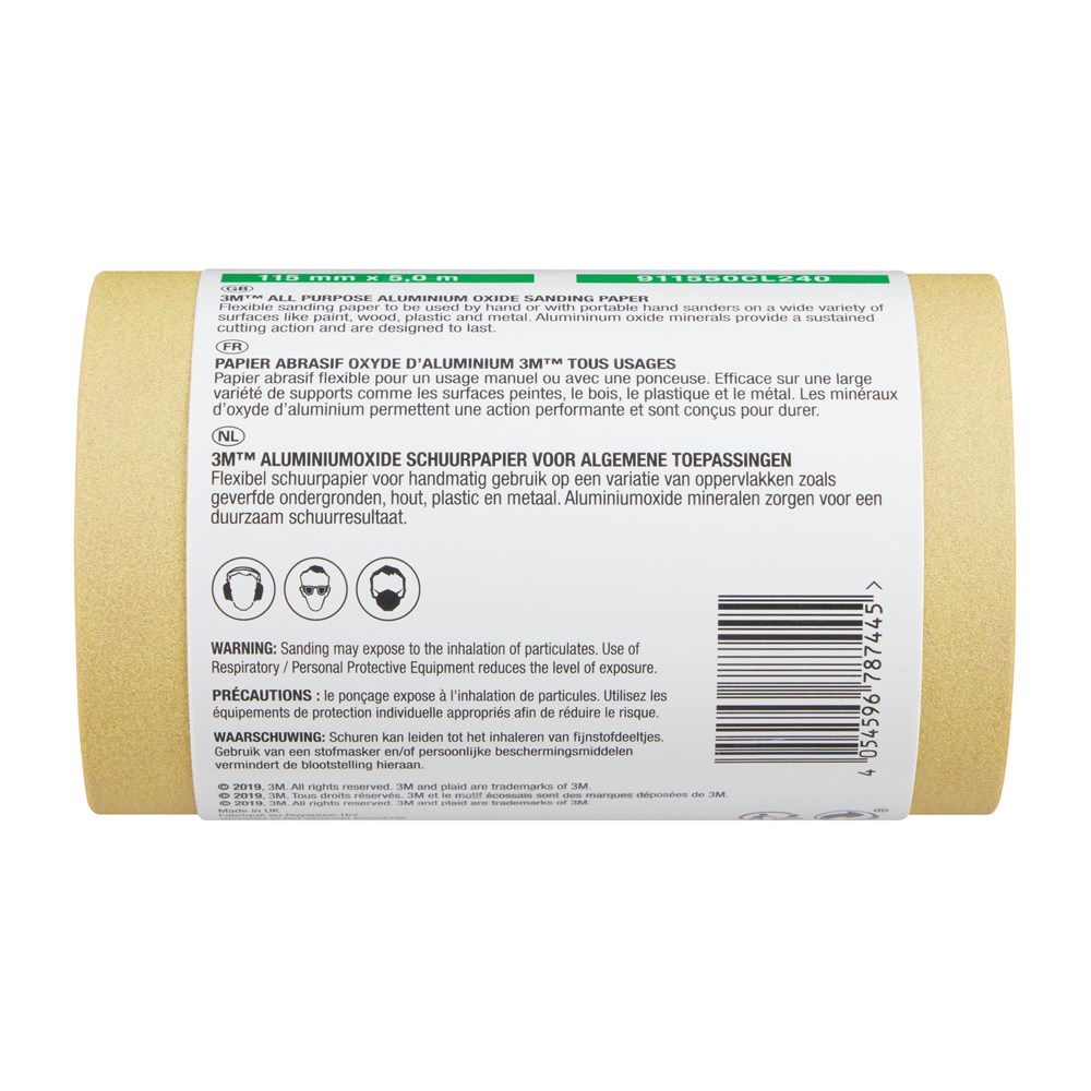 3M Schuurrol Aluminium Oxide 115mm x 5mtr (16)