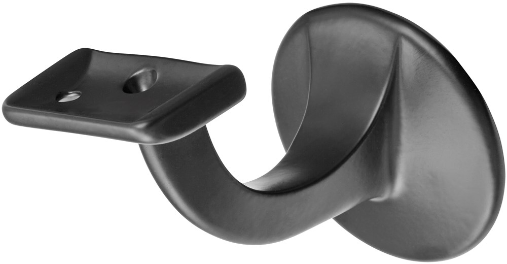 leuninghouder aluminium zwart hermeta-1 leuninghouder aluminium zwart hermeta-1