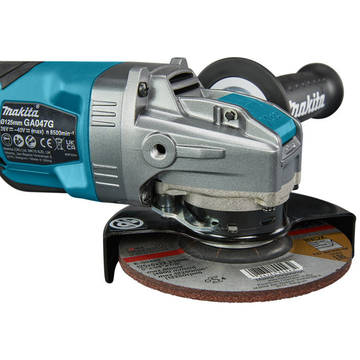 Afbeelding Makita 40 v max haakse slijper 125 mm x-lock