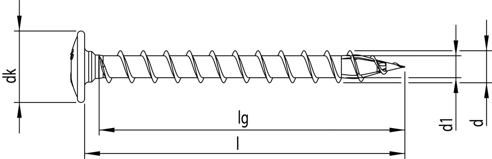 tellerkopschroef rvs a2 heco-2 tellerkopschroef rvs a2 heco-2