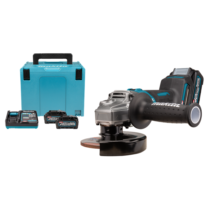 Afbeelding Makita 40 v max haakse slijper 125 mm GA008GM201