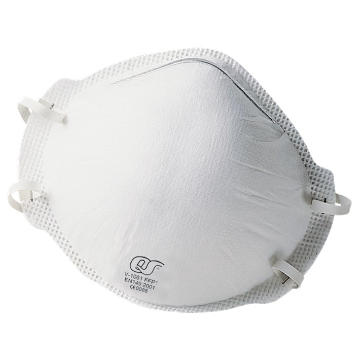 Stofmaskers fijnstof FFP 1 | Dust masks fine-dust FFP 1 | Staubmasken Feinstaub FFP 1 | Masques antipousserières FFP 1