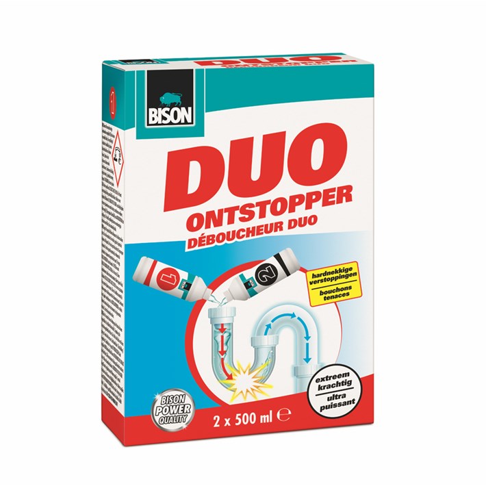 6313260 Bison Duo Ontstopper Box 2 x 500ml NL/FR