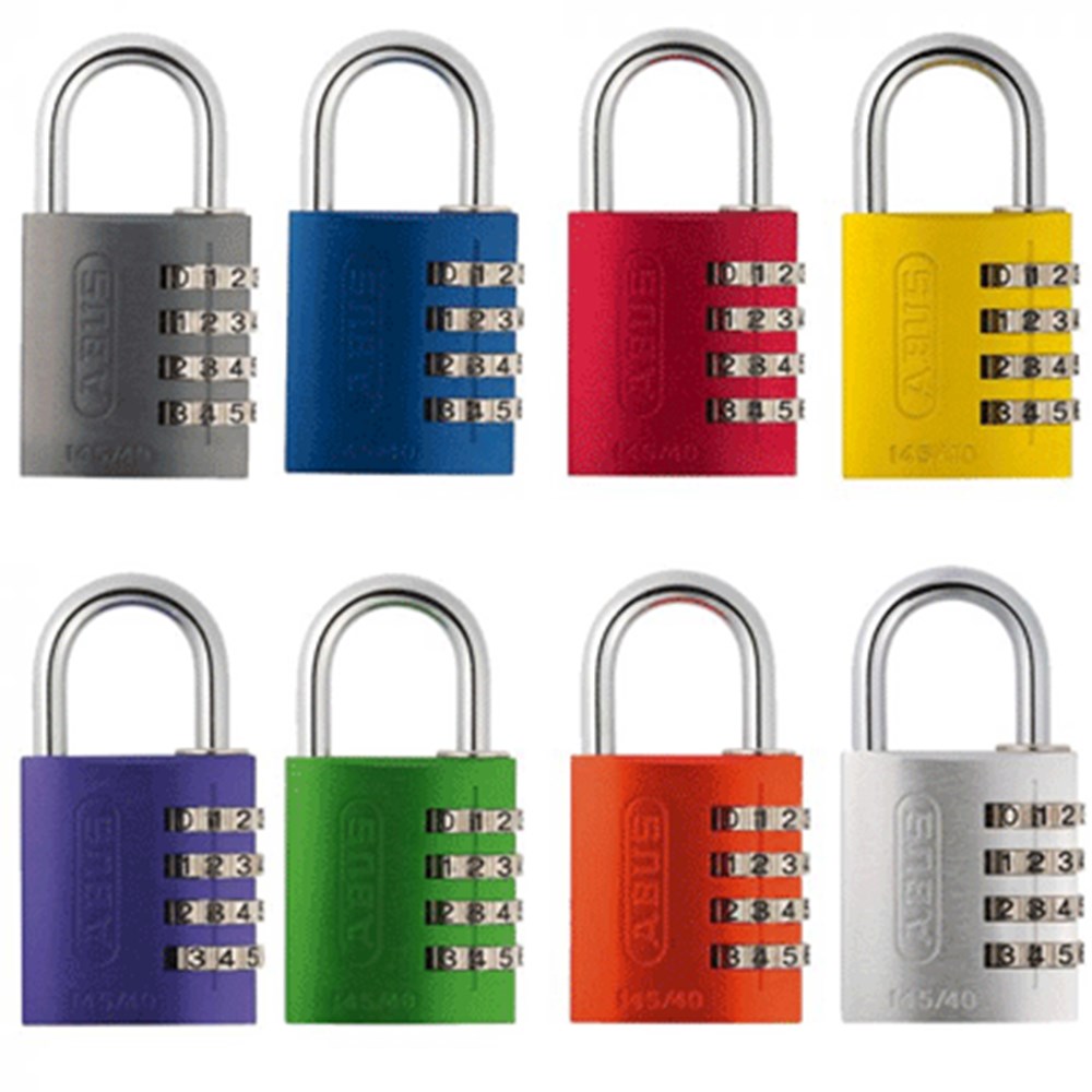 Afbeelding voor Cijferhangslot 145 Aluminium hangslot met zelfinstelbare code