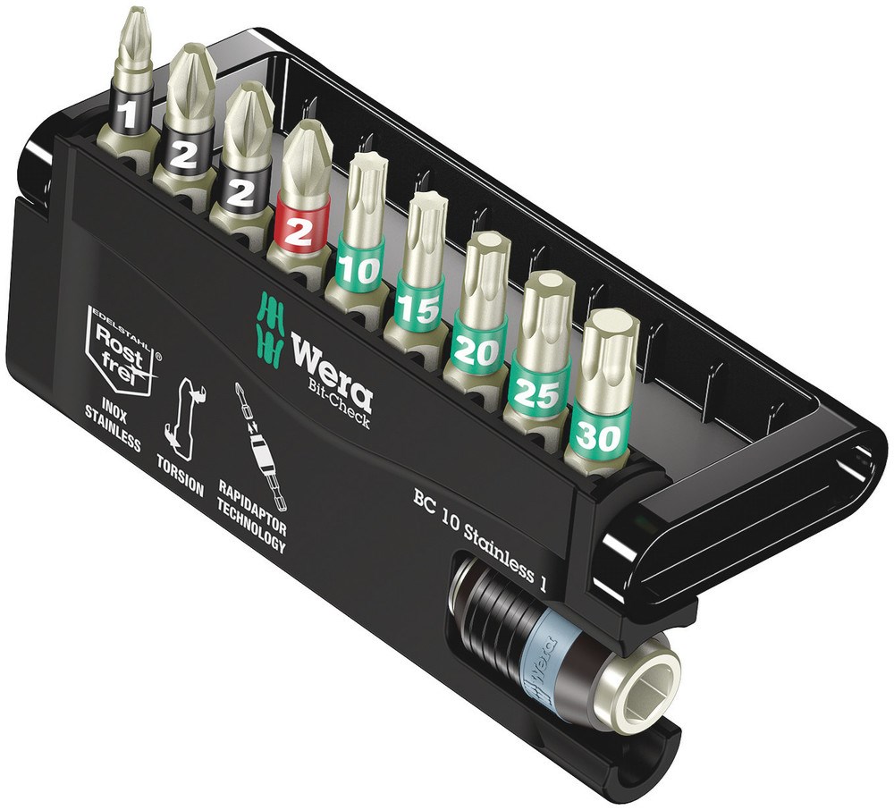 schroefbitset rvs wera-1 schroefbitset rvs wera-1
