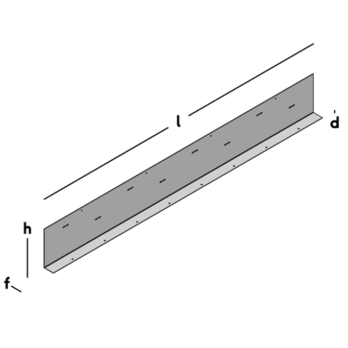 Afbeelding tekening GB metalen randkist 90° sv-1