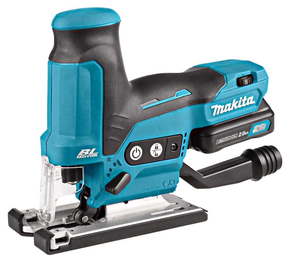 Makita decoupeerzaag JV102DSAJ T-model in 2,0 accu (2 st), lader | bv