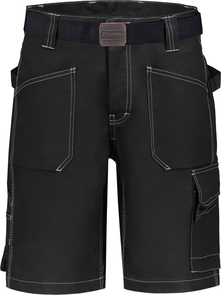 Workman D-Sign Bermuda Cotton Black (1)