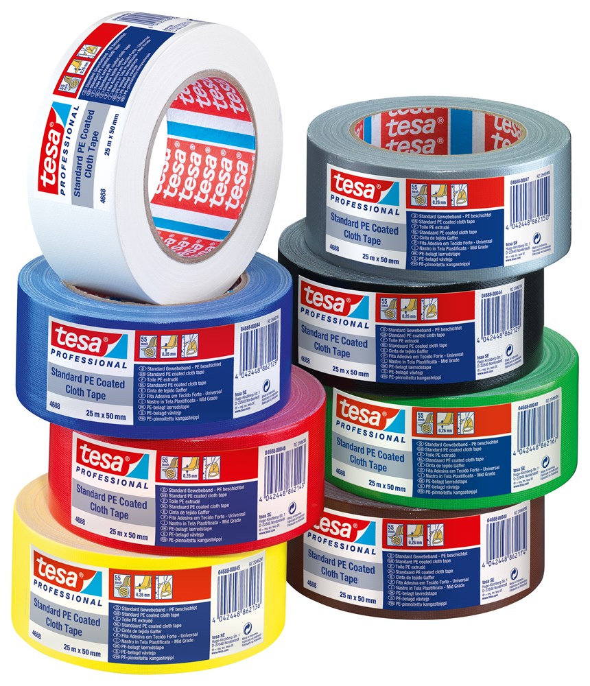 Afbeelding voor Standaard polyethyleengecoate textieltape 4688