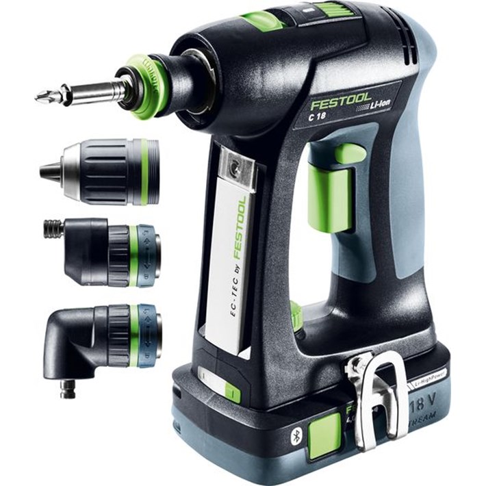 Afbeelding Festool accu-schroefboormachine C 18 HPC4,0 I-Set