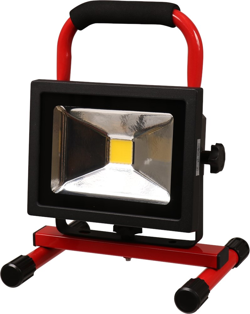 Oplaadbare bouwlamp 20W 1400lumen techprof.nl