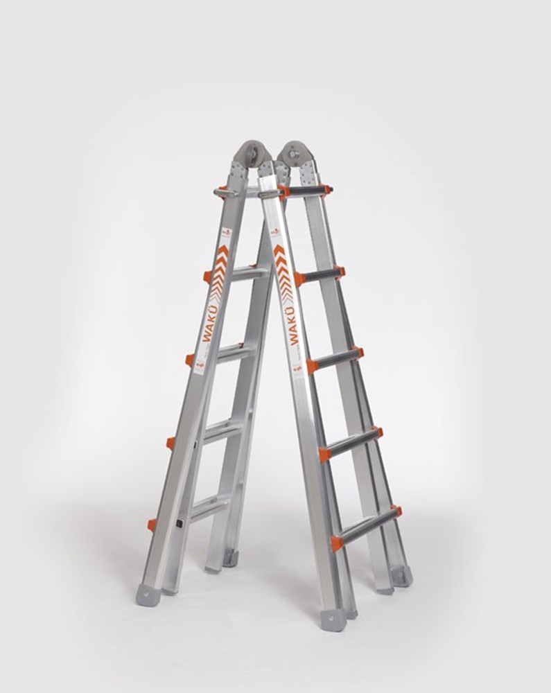 vouwladder telescoop alu.ongecoat waku-1 vouwladder telescoop alu.ongecoat waku-1