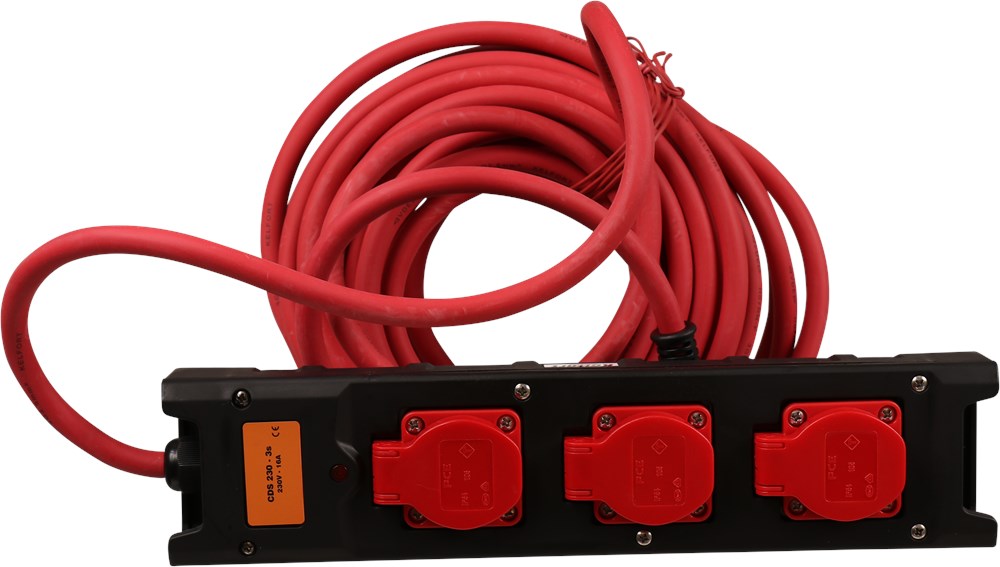 verdeelblok nylon 3-voudig met kabel-2 verdeelblok nylon 3-voudig met kabel-2