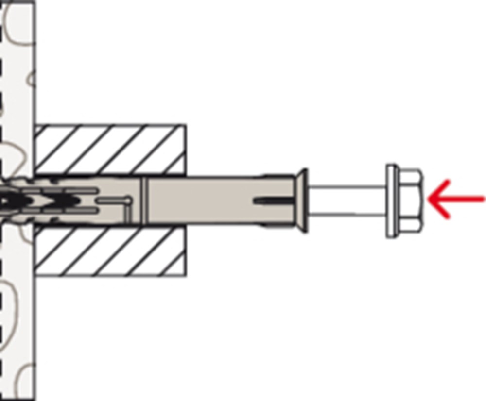 kozijnplug nylon fischer-5 kozijnplug nylon fischer-5