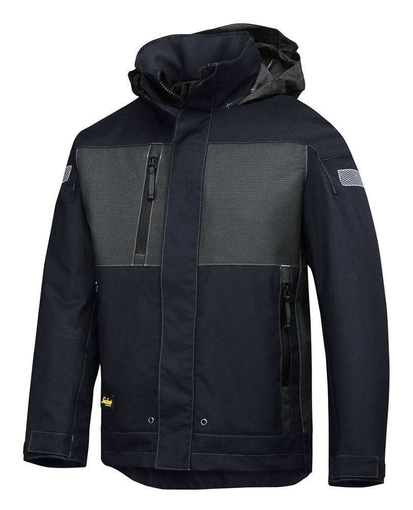 Maken Alert vloot Snickers waterproof winter jacket 1178 blauw/grijs 9518 mt S | Polvo bv