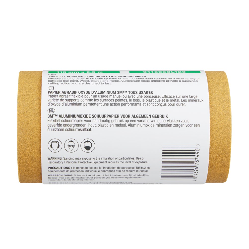 3M Schuurrol Aluminium Oxide 115mm x 2,5mtr (4)