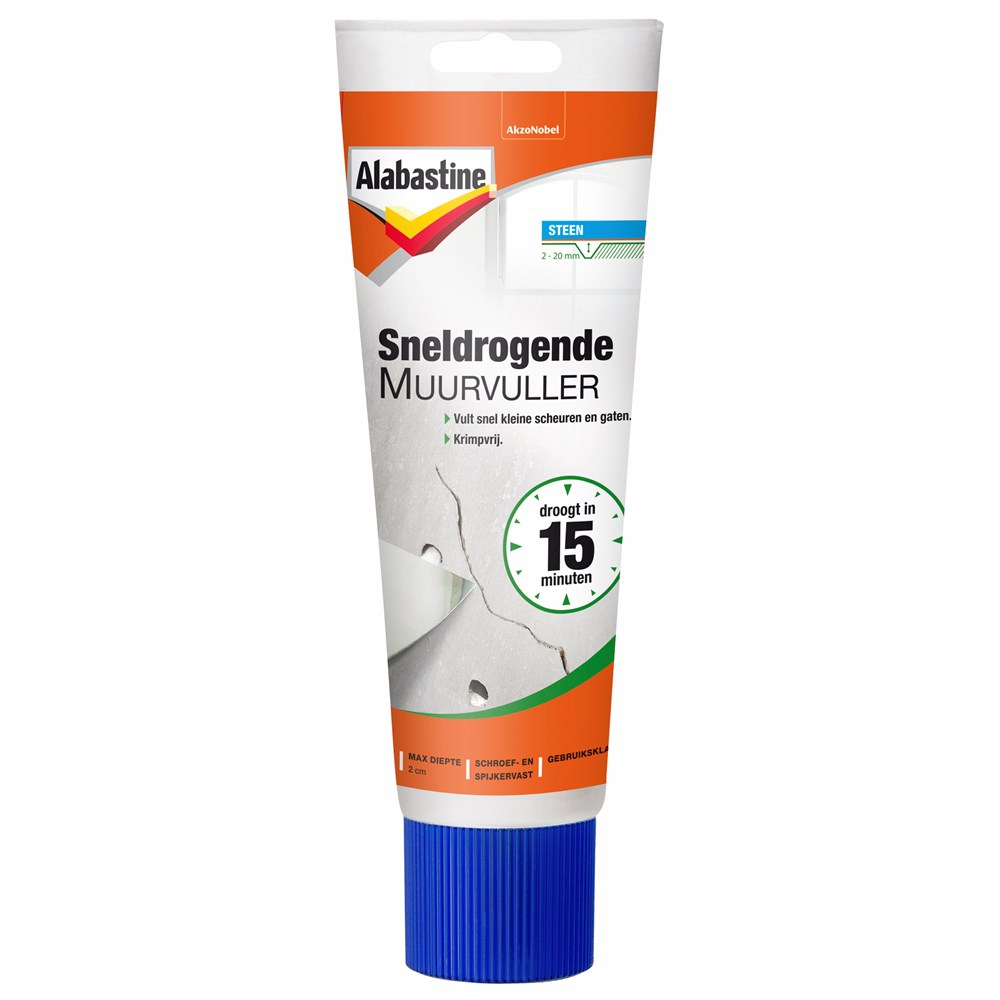 Alabastine sneldrogende muurvuller wit (2)
