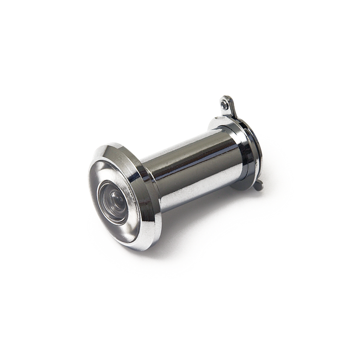 Productfoto DX deurspion200 graden verchroomd