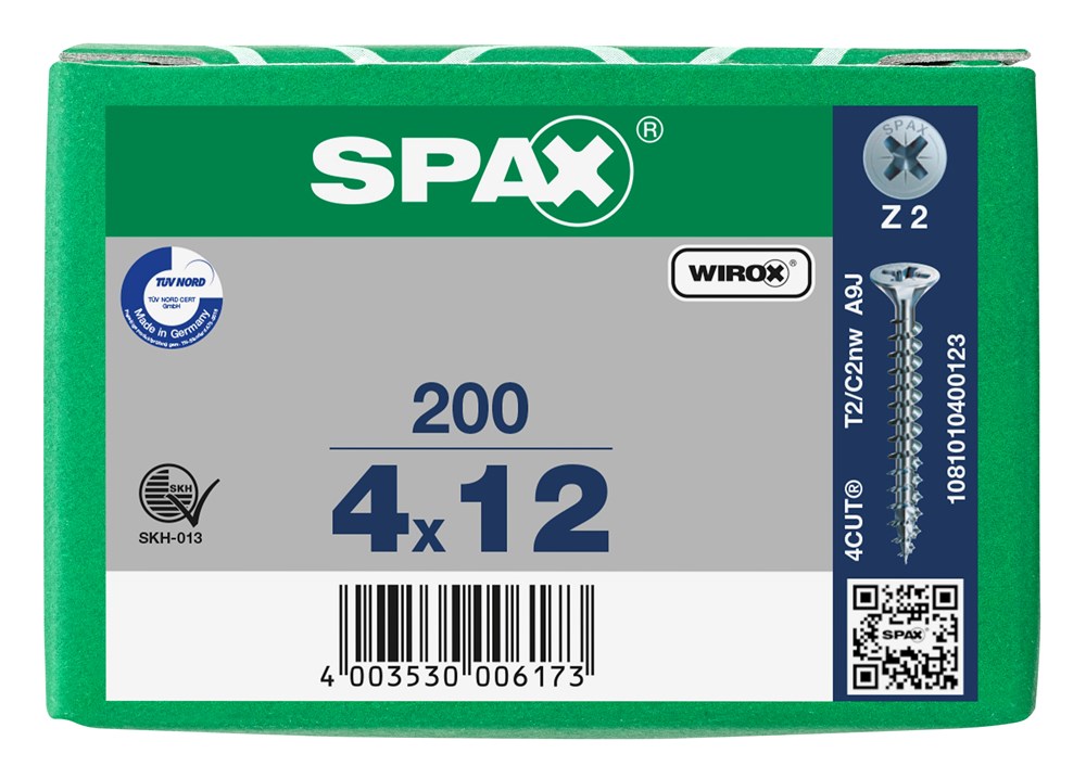 spaanplaatschroef wirox spax-6 spaanplaatschroef wirox spax-6