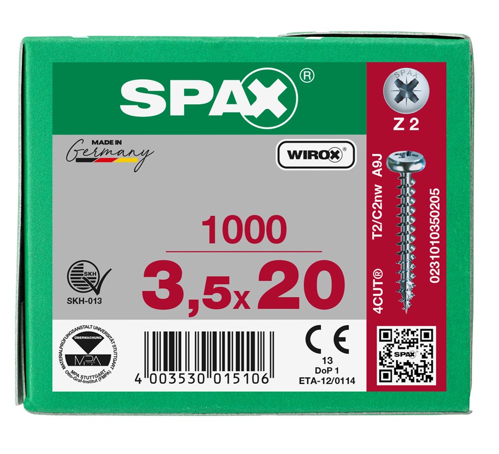 spaanplaatschroef wirox spax-6 spaanplaatschroef wirox spax-6