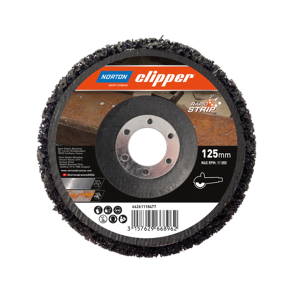 schuurschijf clean&strip norton clipper-1 schuurschijf clean&strip norton clipper-1