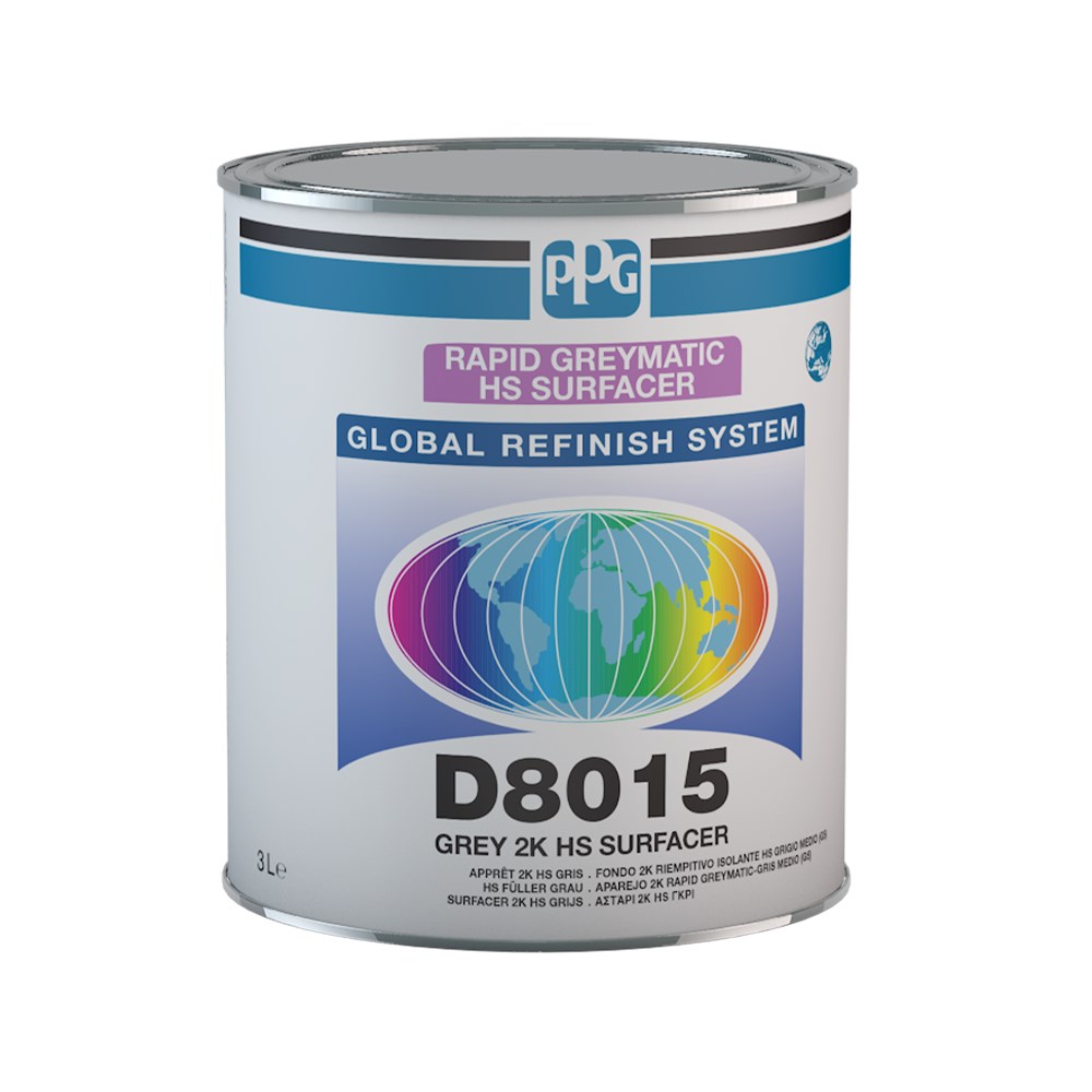 CAR DELTRON D8015 RAPID GREYMATIC HS SURFACER GREY (1)