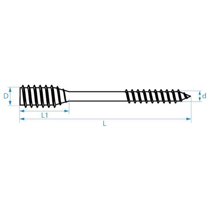 Afstandschroeven tekening | Spacer screws drawing | Distanzschrauben Zeichnung | Vis d'ajustage plan