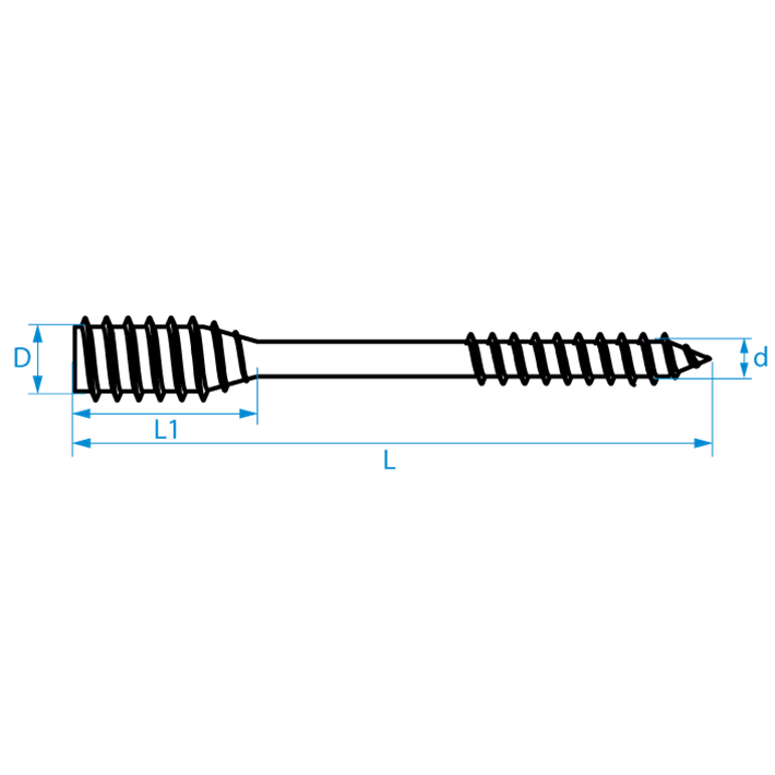 Afstandschroeven tekening | Spacer screws drawing | Distanzschrauben Zeichnung | Vis d'ajustage plan