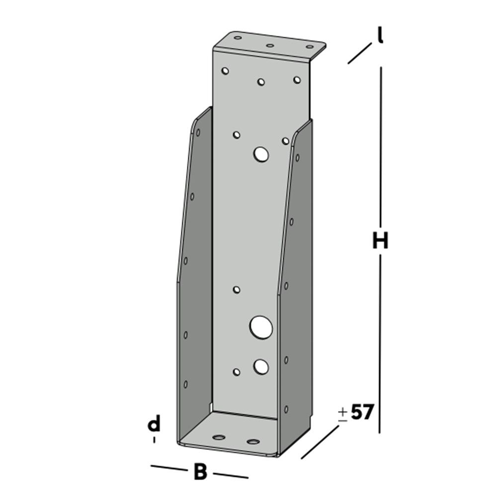 balkdrager gbs korte lip sv-2 balkdrager gbs korte lip sv-2