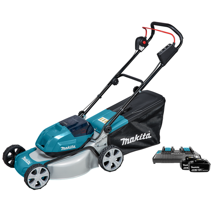 Afbeelding Makita lxt 2x18 v accu grasmaaier 46 cm DLM463PT2