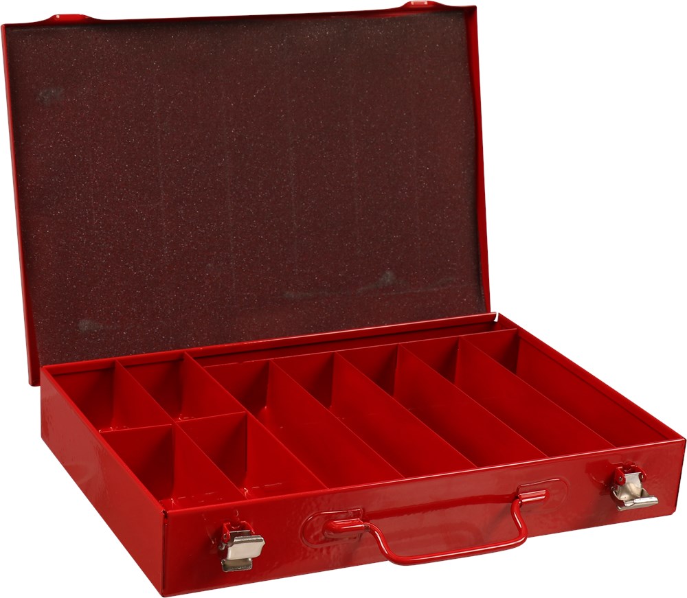 assortimentskoffer metaal rood kelfort-2 assortimentskoffer metaal rood kelfort-2