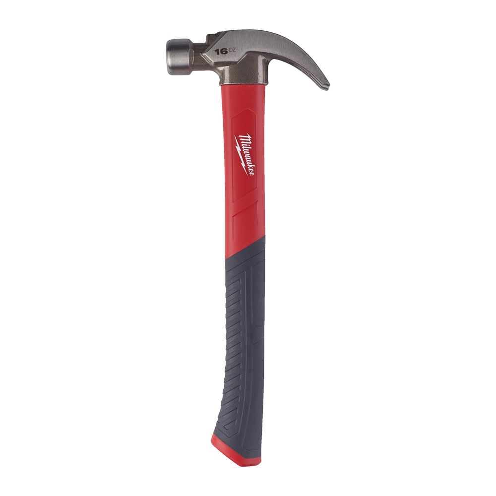 Afbeelding voor Klauwhamer Fiberglas gebogen 450g Fiberglass Claw Hammer