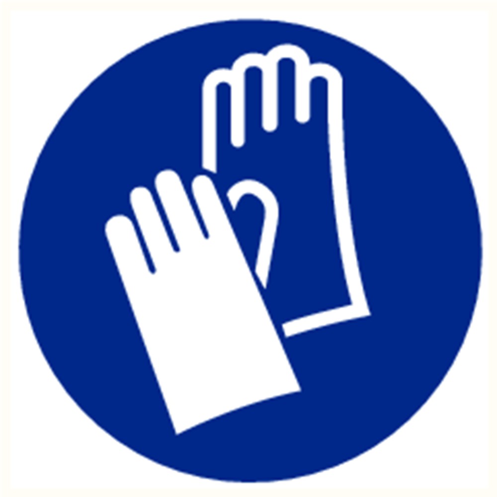Afbeelding voor Pictogram handschoenen verplicht