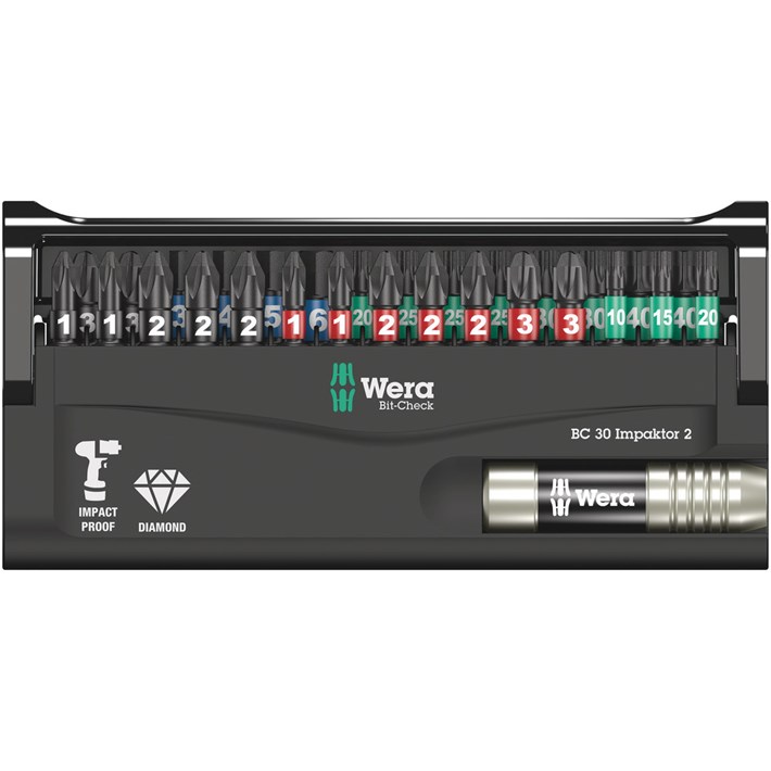 Afbeelding Wera bitset Bit-Check 30 Impaktor 2
