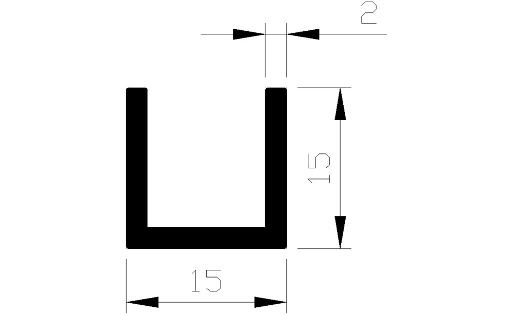 U-profiel aluminium brute-2 U-profiel aluminium brute-2