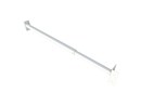 SECU Barrierestang single wit SECUBAR SINGLE 100-180 CM SecuBar-Barrierestang-8714199560116-01.jpg