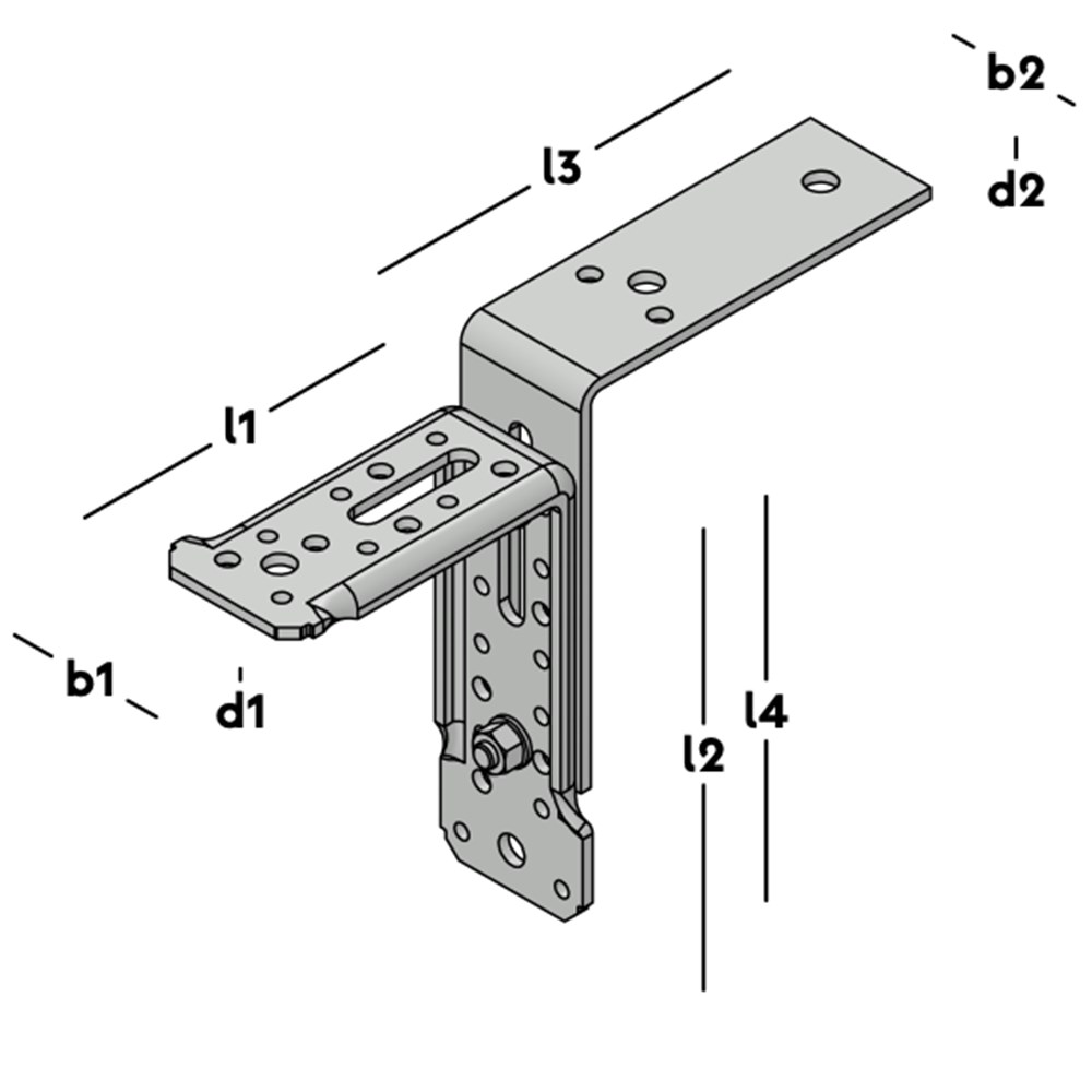 XL-kozijnstelbeugel zm-2 XL-kozijnstelbeugel zm-2