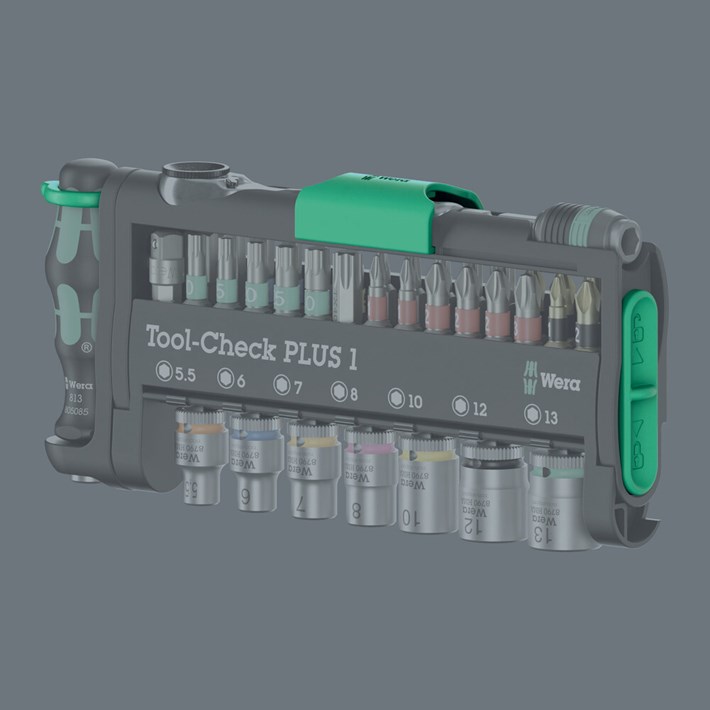 Afbeelding Wera dopsleutelset 1/4" inclusief bits Tool-Check