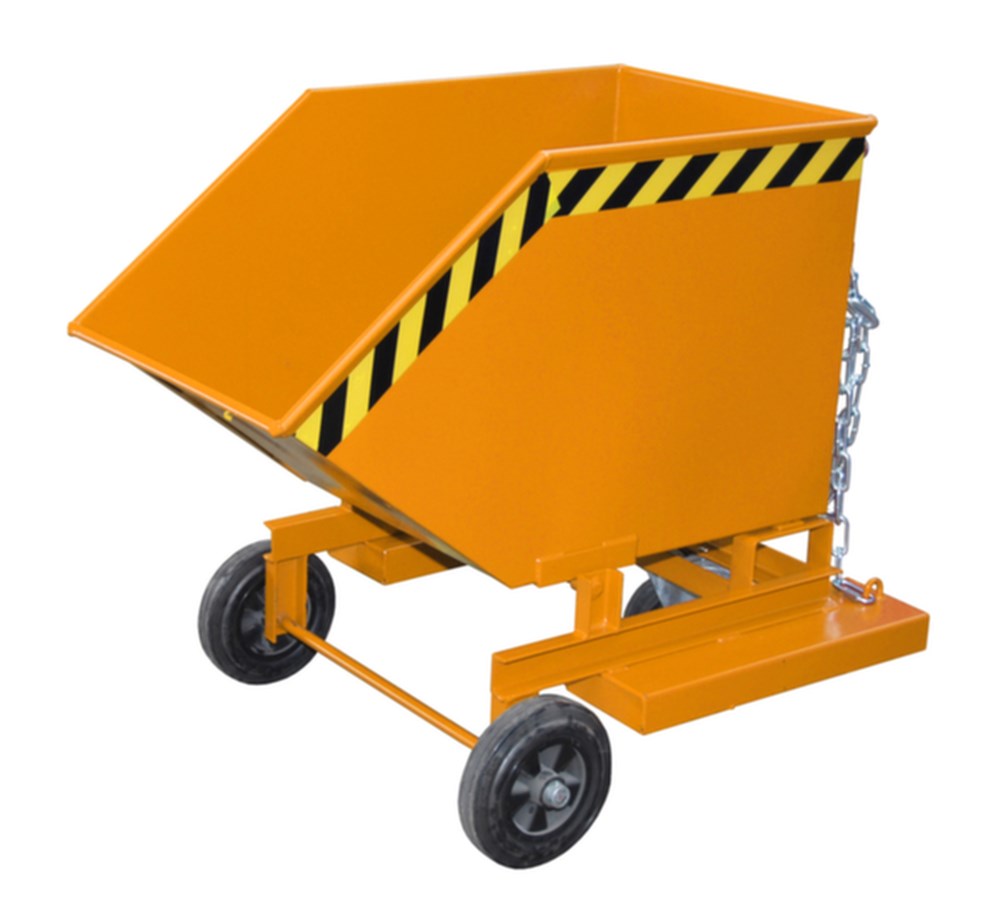 0.25 m³, 300 kg, 690 mm, plaatstaal, ja, rollen, vorkkokers, 55 mm, 170 mm, 465 mm, nee, nee, nee, RAL2000 geeloranje, RAL2000 geeloranje, klapdeksel, 81 kg i0000002156.jpg