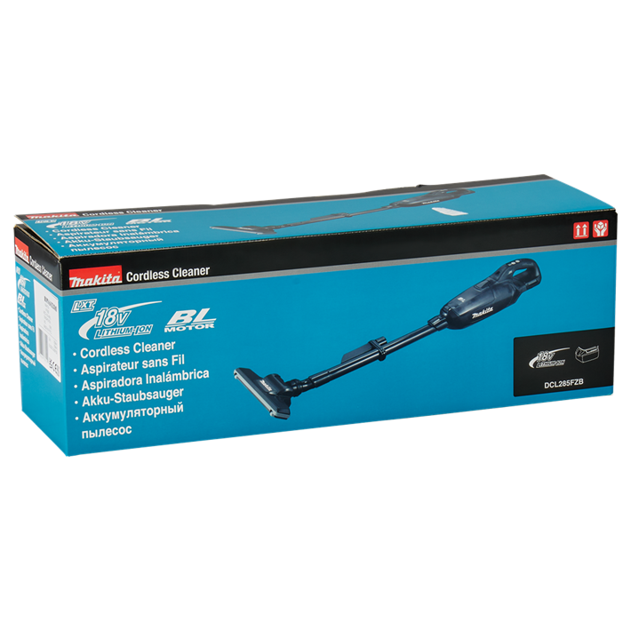 Afbeelding Makita 18 v steelstofzuiger zwart DCL285FZB