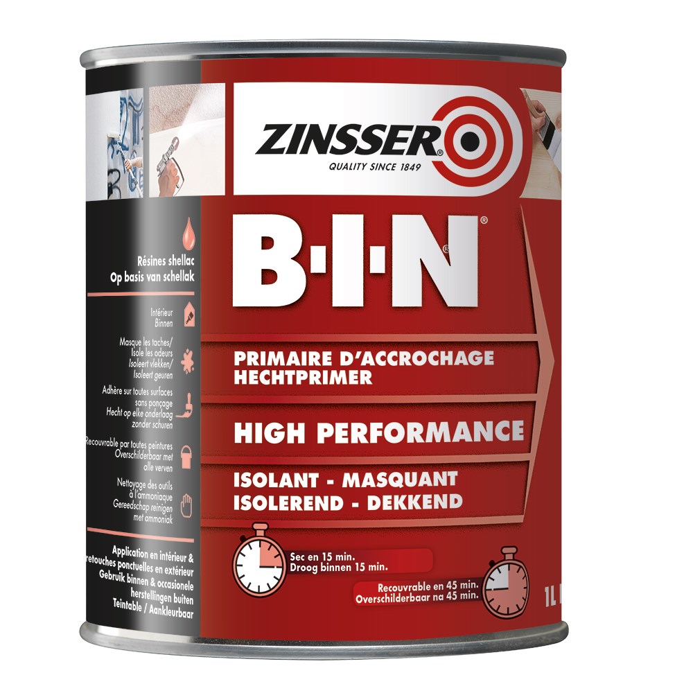 Afbeelding voor Zinsser BIN Primer Wit