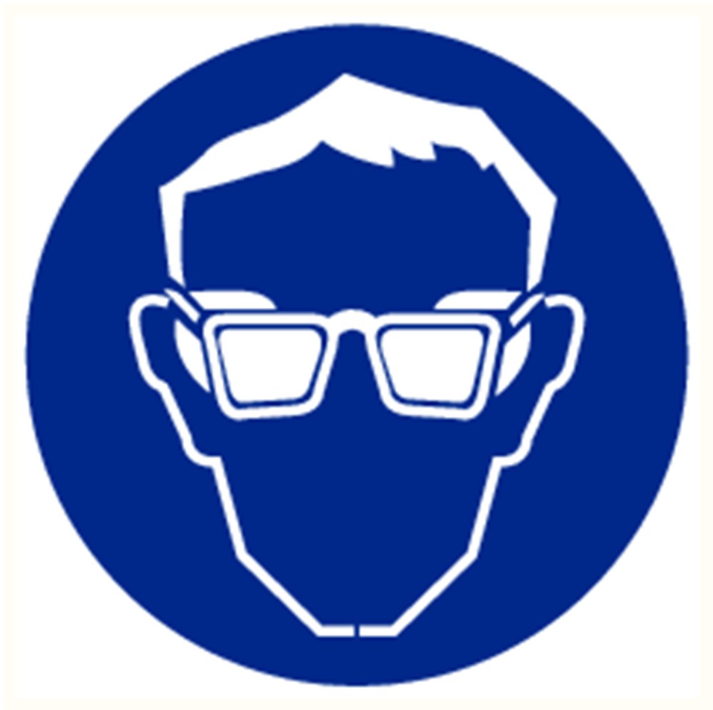 Afbeelding voor Pictogram oogbescherming verplicht