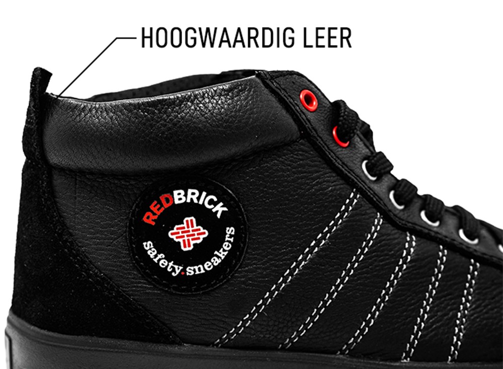 Redbrick onyx s3 hoog zwart + kruipn. maat 44 (8)