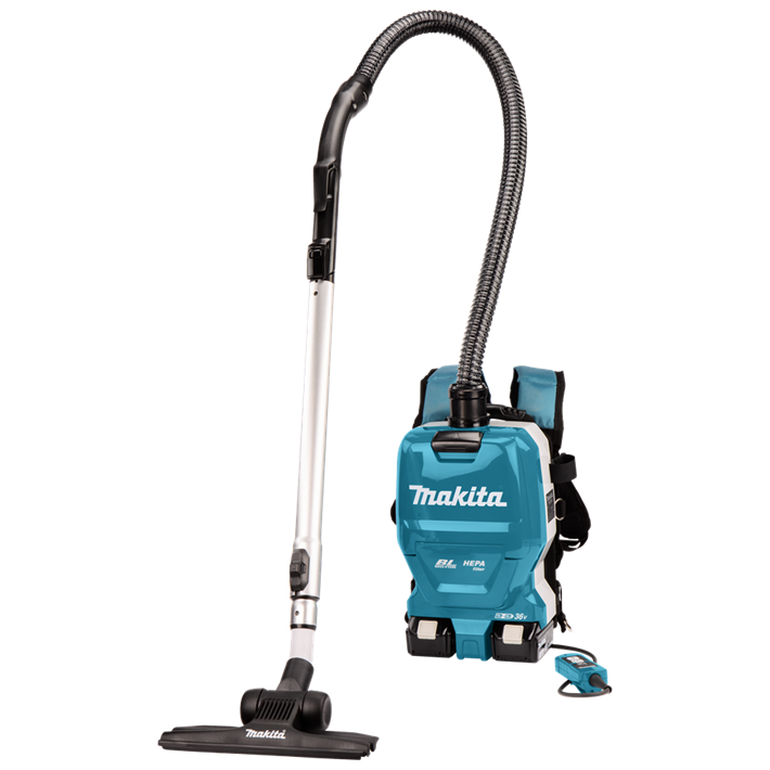 Afbeelding Makita 2x18 v rugstofzuiger voor schoonmaak DVC261TX22