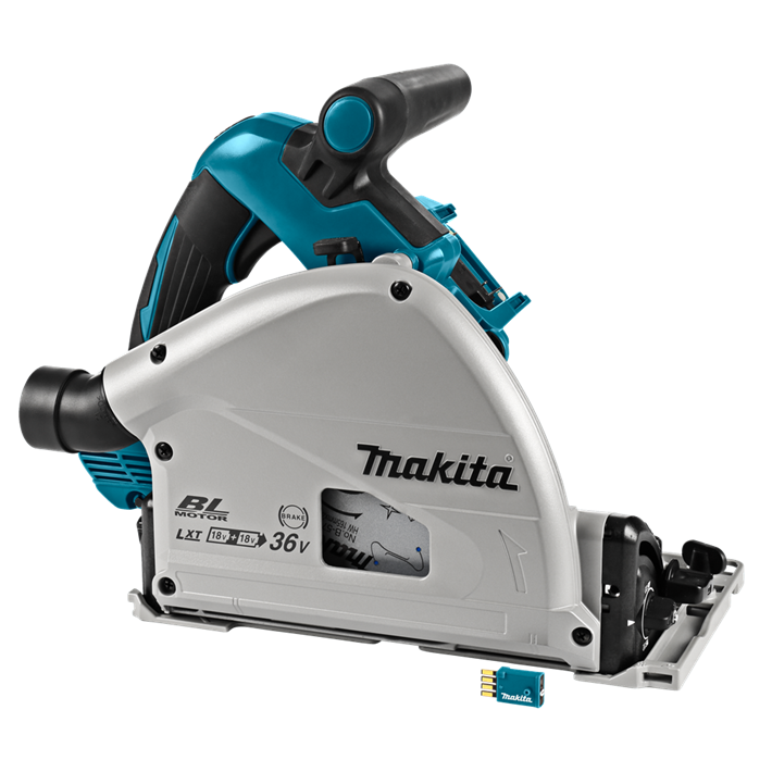 Afbeelding Makita 2x18 v invalcirkelzaag 165 mm DSP601ZJU2