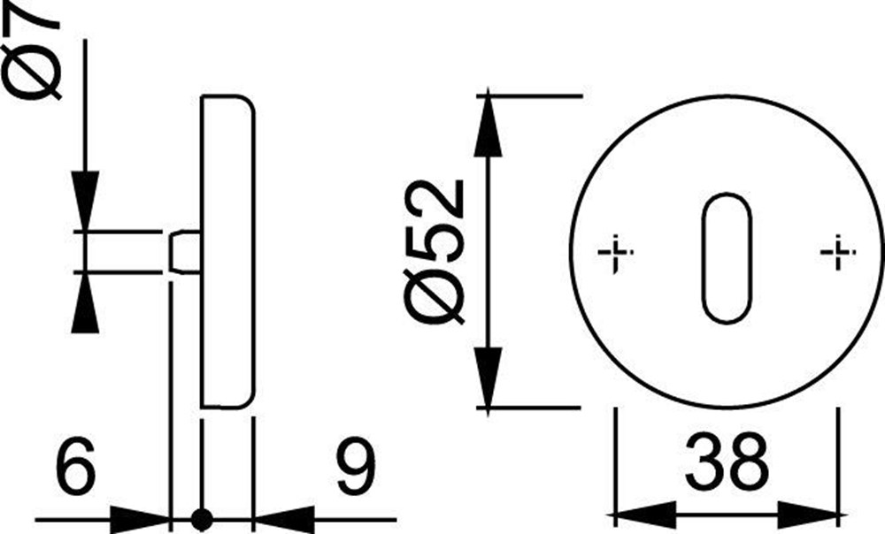 sleutelgatrozet aluminium f1 hoppe-3 sleutelgatrozet aluminium f1 hoppe-3
